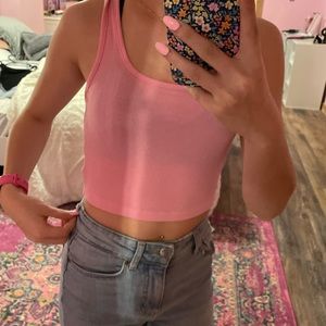 light pink SHEIN tank top